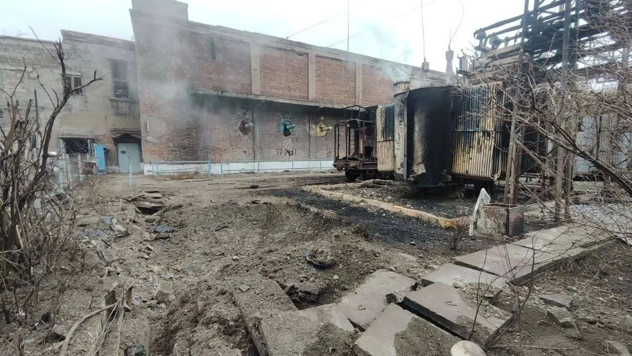 Мадяр показав ураження електропідстанції окупованого росіянами Алчевського меткомбінату