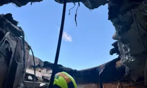 Рашисти розбомбили гімназію у Нікополі, є жертви