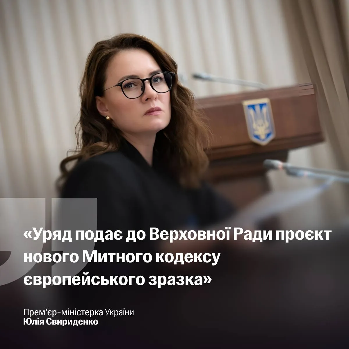 В Украине одобрили проект Таможенного кодекса европейского образца — Свириденко