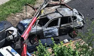 Russian Shahed drones attacked the Kyiv region: thick smoke rose from the impact site