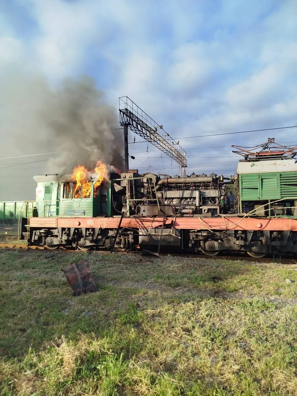 The enemy attacked railway infrastructure in Lozova