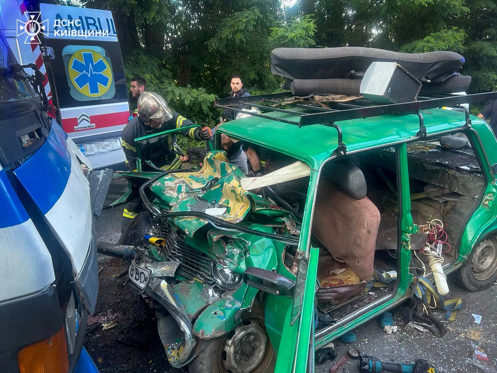 В Броварах в ДТП с участием автобуса и автомобиля увеличилось число погибших детей