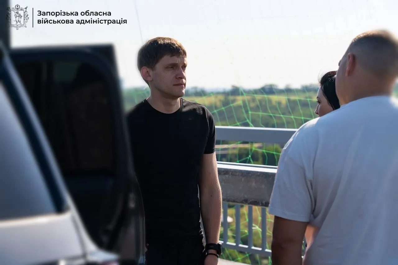 Anti-drone nets have begun to be installed on bridges in Zaporizhzhia