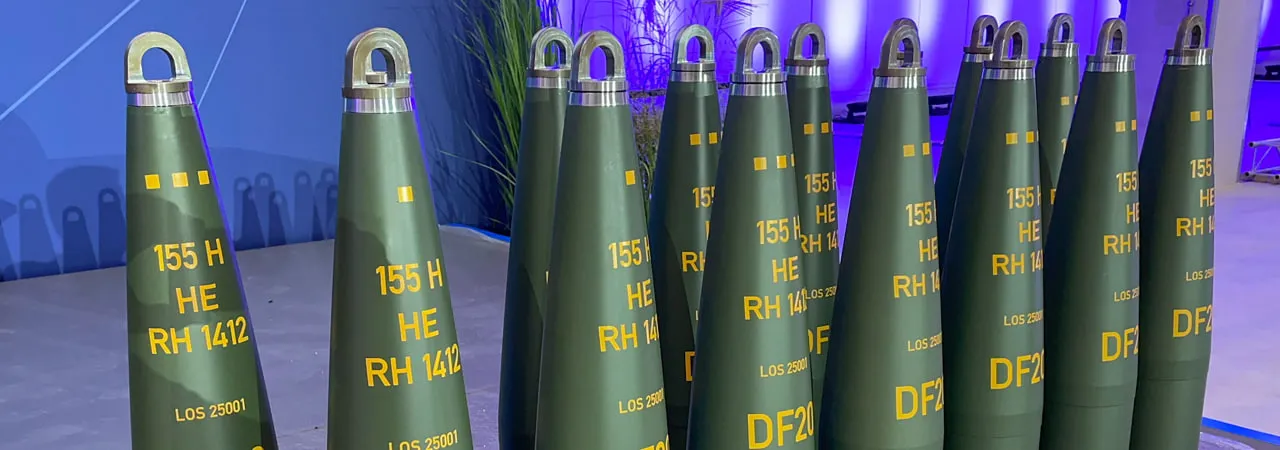 Rheinmetall has delivered the first batch of 155-mm shells from its new plant to Ukraine