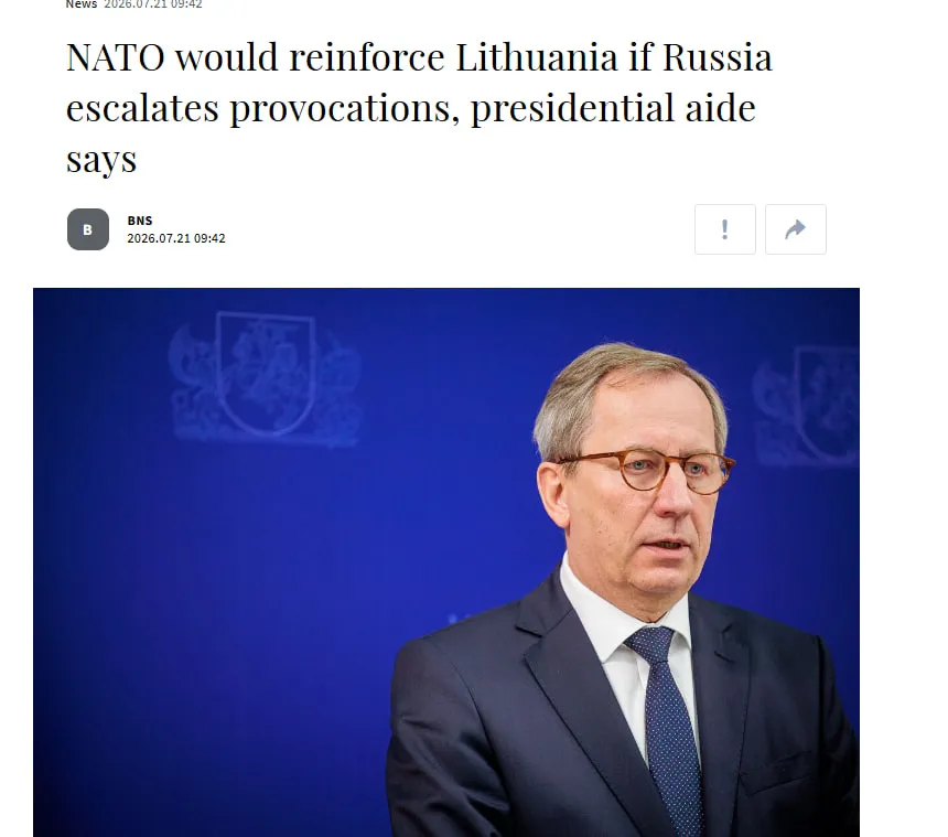 Lithuania Counts on Additional NATO Forces in the Event of Russian Provocations — LRT