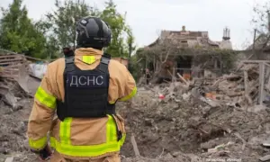 FR zaatakowała poligon z wystawą sprzętu obronnego pod Kijowem