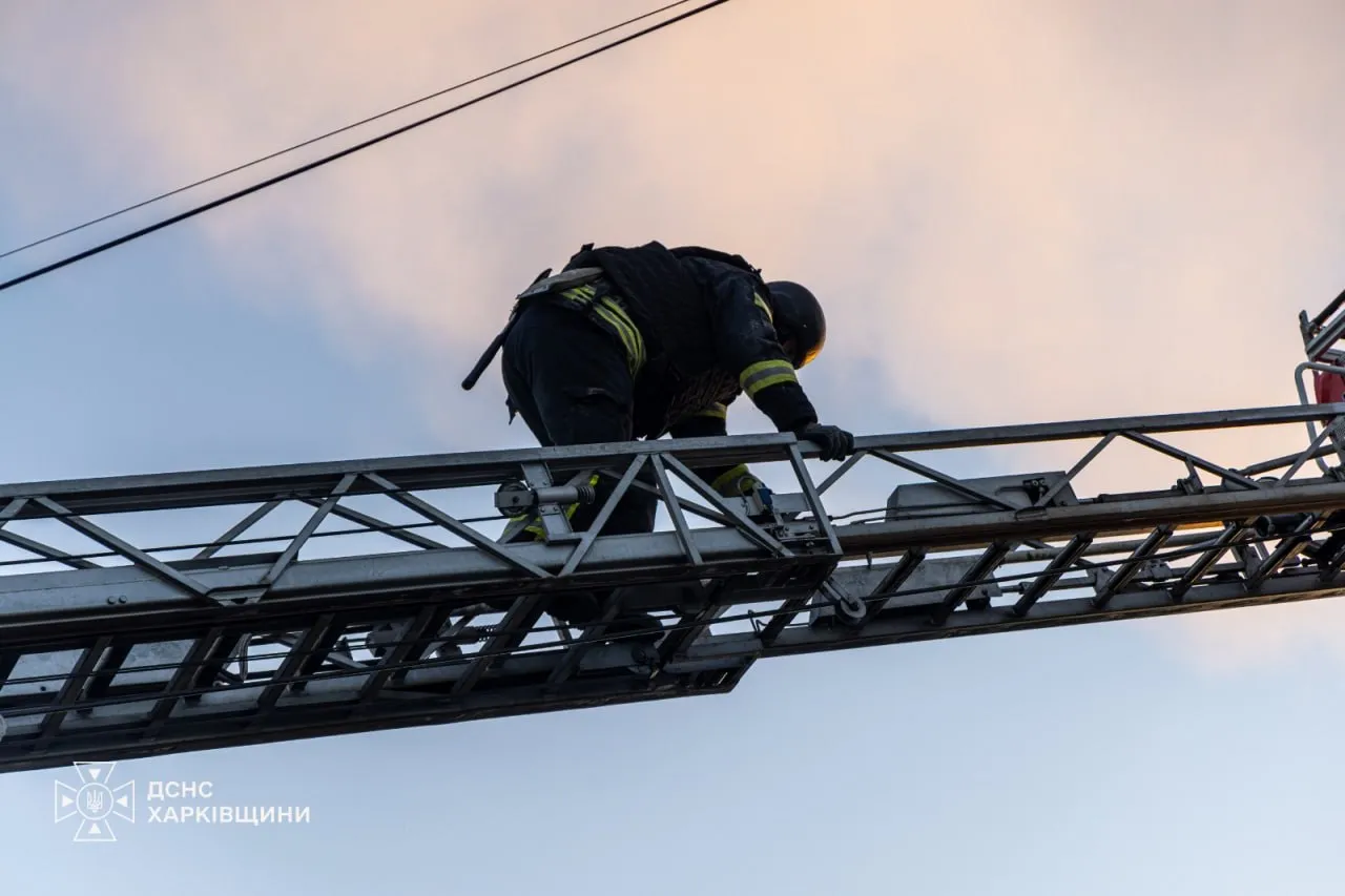 Russians launched a drone attack on a postal terminal in a suburb of Kharkiv