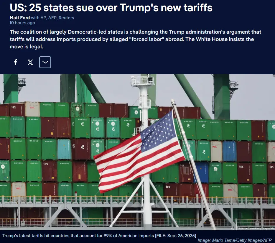 25 U.S. states have filed a lawsuit against Trump over tariffs — Deutsche Welle
