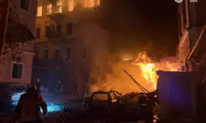 ВМС обнародовали спутниковый снимок уничтоженного российского корабля «Изумруд»
