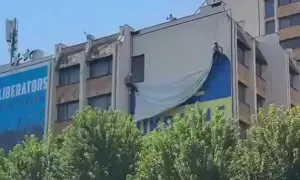 Видео: в Нью-Йорке разбился вертолет. Двое погибших