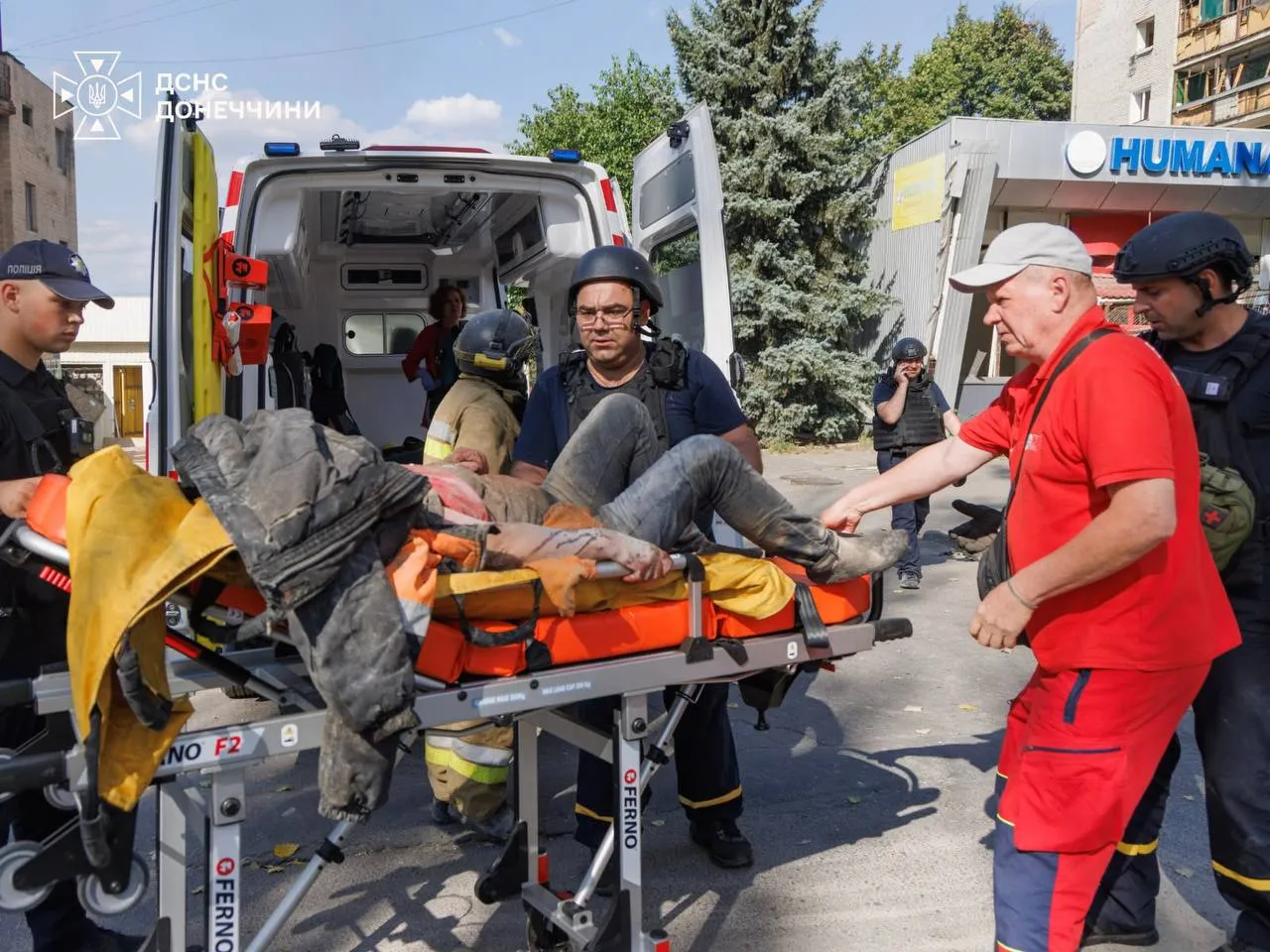 Russia dropped nine aerial bombs on Kramatorsk