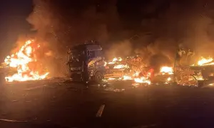 Фото: російська авіація розбомбила хлібозавод на Херсонщині 