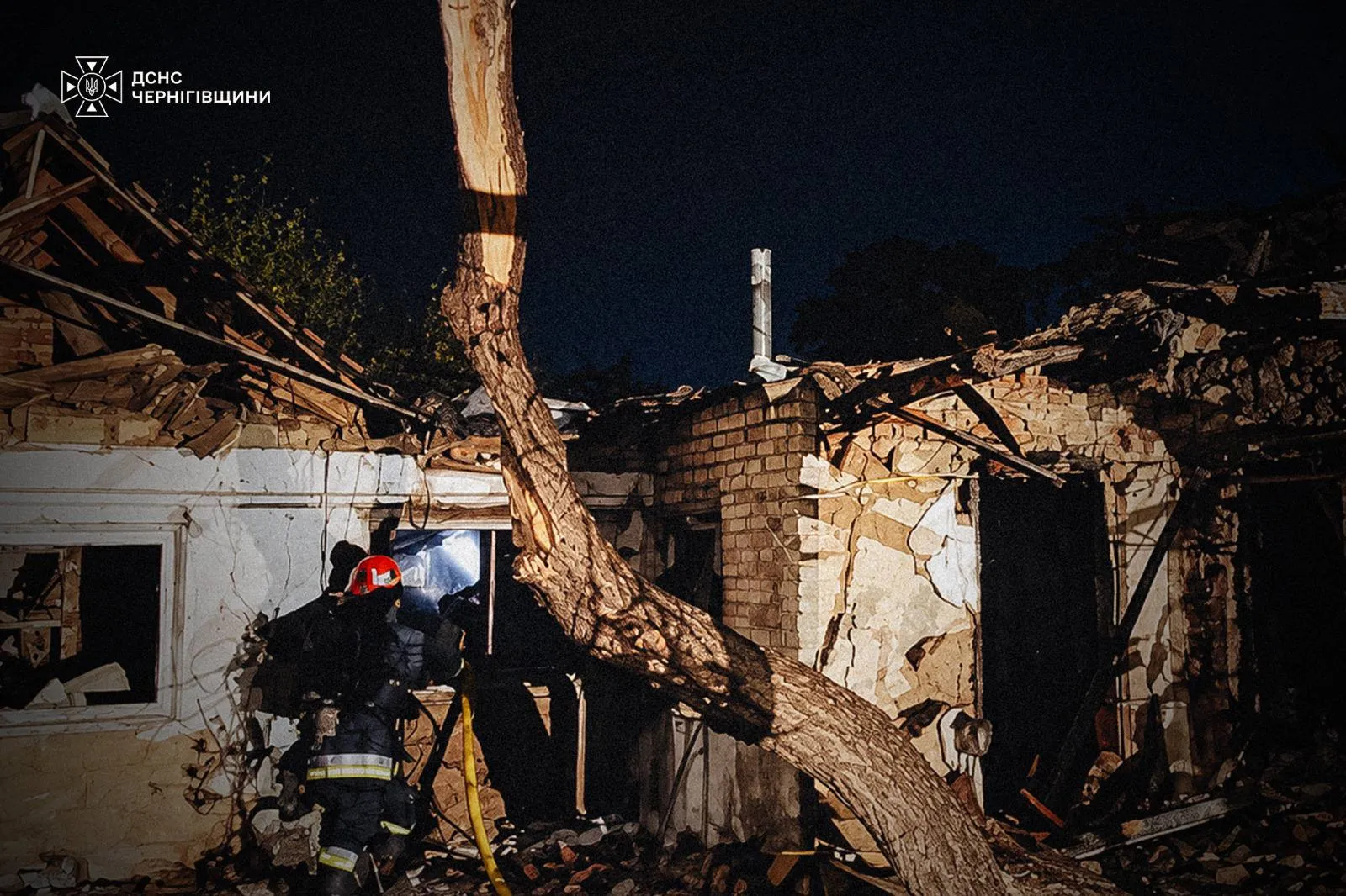 Four people were injured as a result of the Russian Federation's attack on Novhorod-Siverskyi