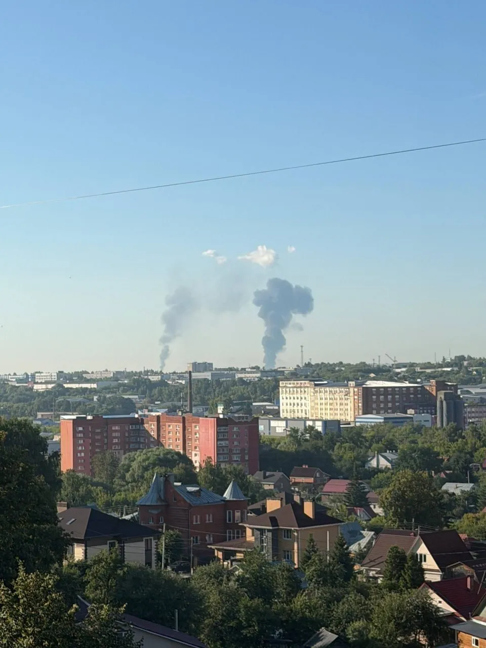 Видео: дроны атаковали НПЗ в Кстово Нижегородской области