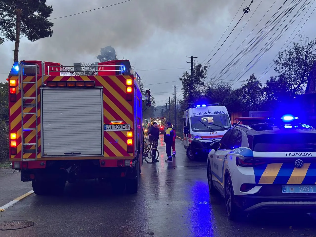 One person was killed as a result of Russian shelling of the Irpin community