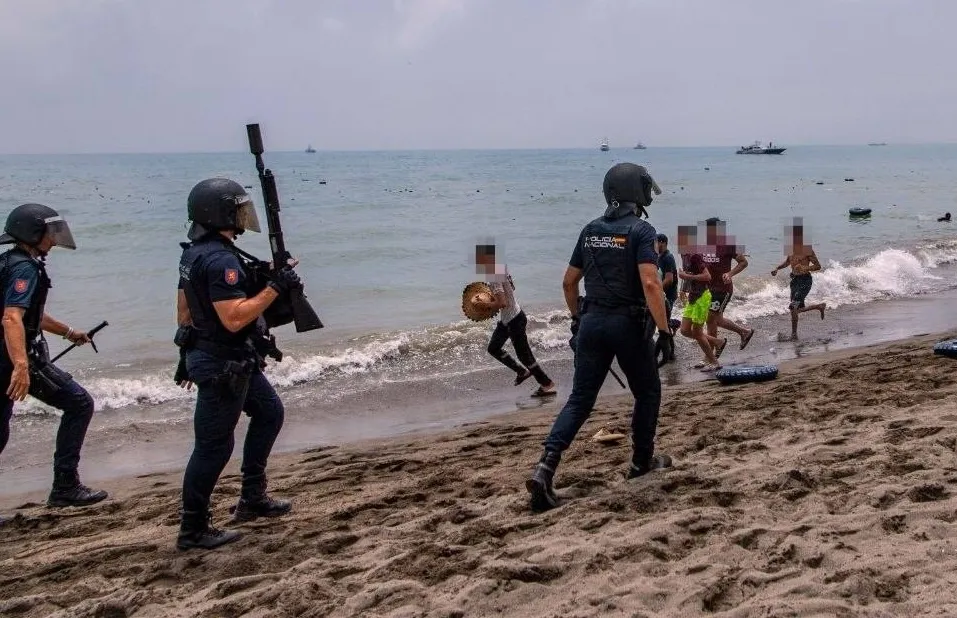 Video: Spain has deployed troops to Ceuta due to a massive influx of migrants – The Guardian