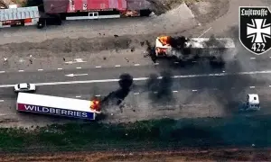 Video: Ukrainian drones attacked the Tyumen oil refinery in Russia