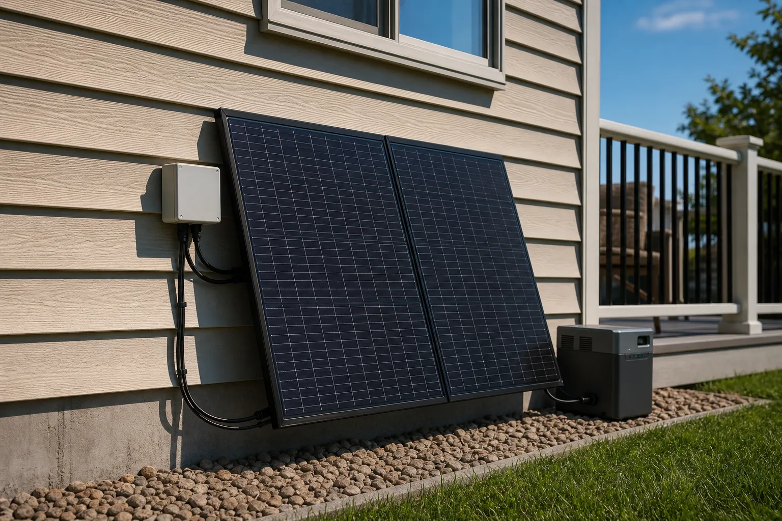 W USA zyskują popularność domowe zestawy solarne podłączane do gniazdka