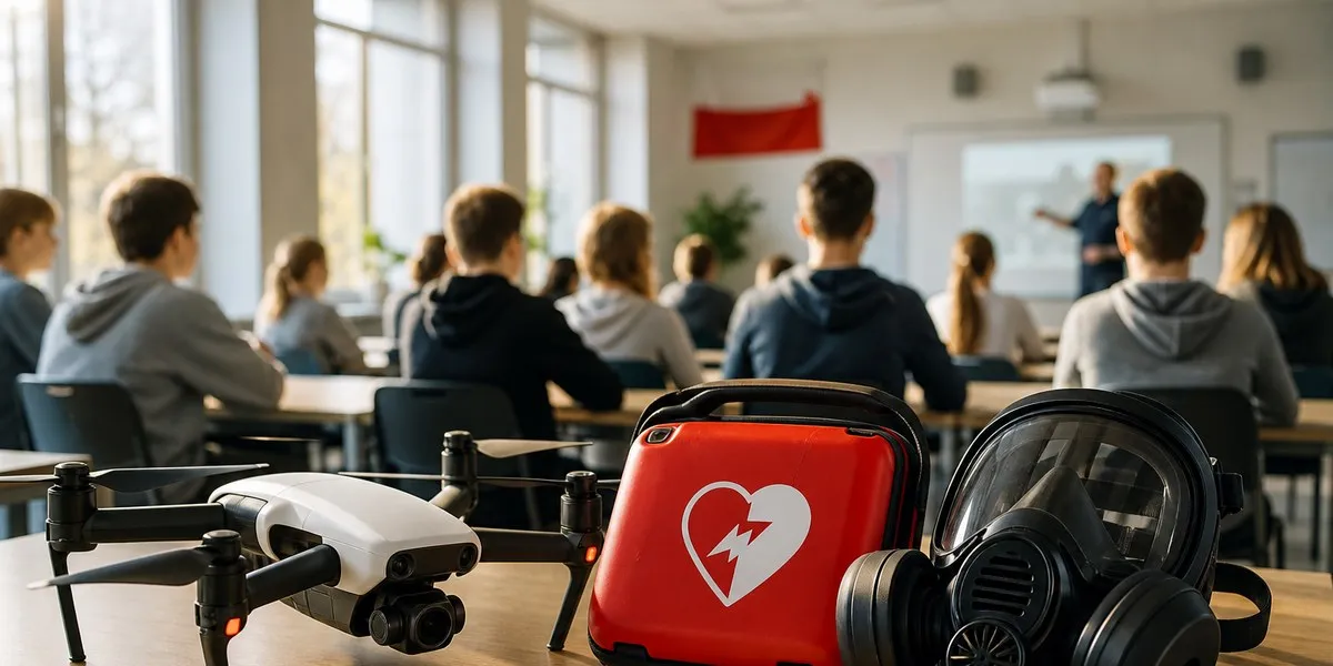 W Polsce zaproponowano lekcje bezpieczeństwa ze strzelaniem i dronami — RMF24