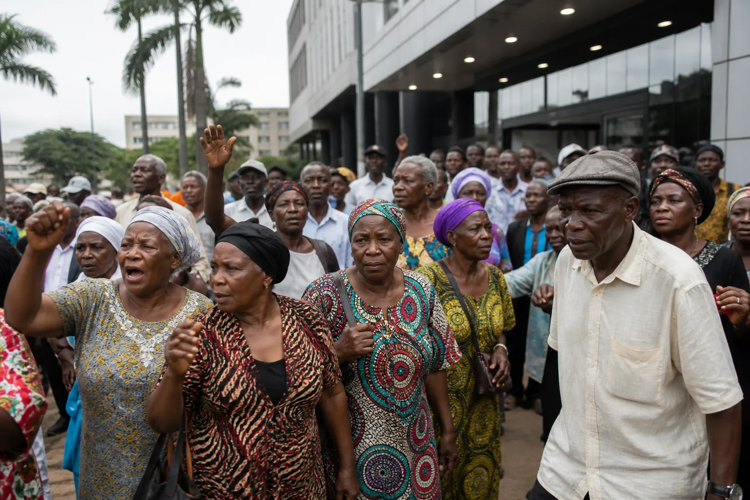 Police use tear gas against pensioners in Lagos State