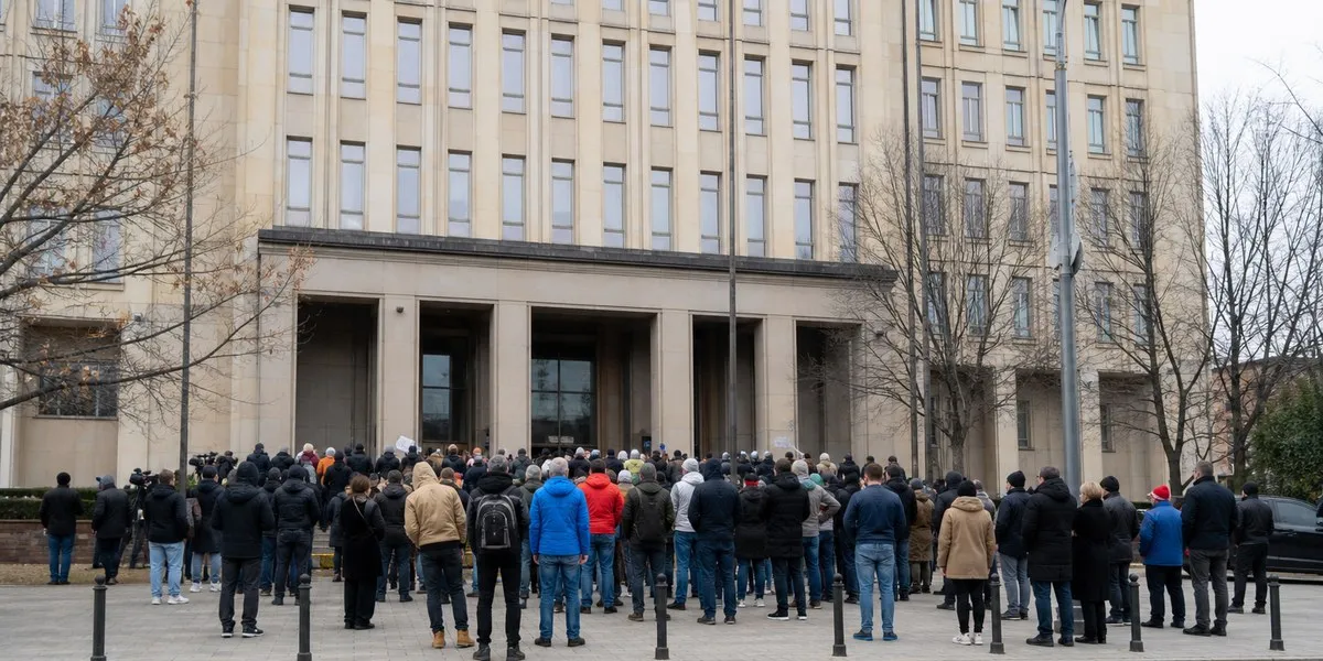 Miners in Poland protest against closure of two mines