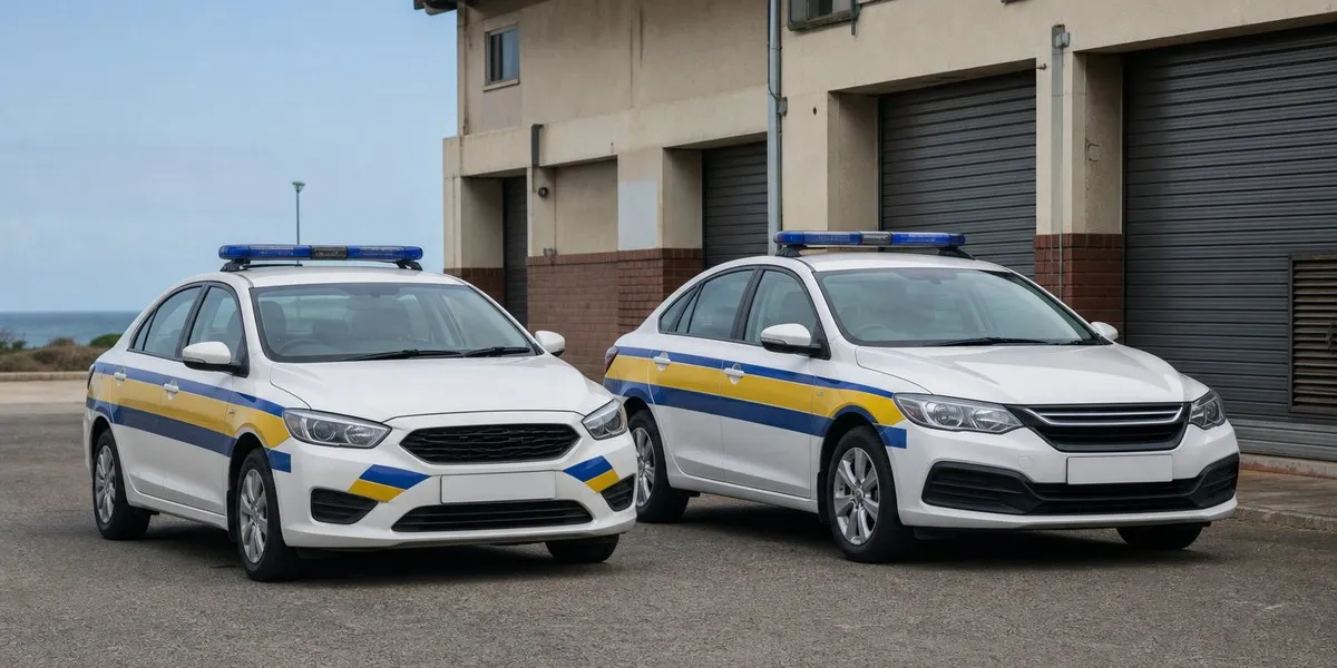 В ЮАР полицейские подразделения быстрого реагирования получили два мощных автомобиля