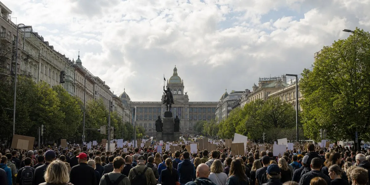 Dziesiątki tysięcy protestowały w Pradze przeciw reformie mediów publicznych — Der Spiegel