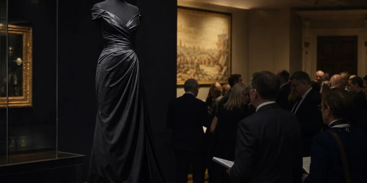 Princess Diana’s revenge dress displayed ahead of Sotheby’s auction — Asharq Al-Awsat