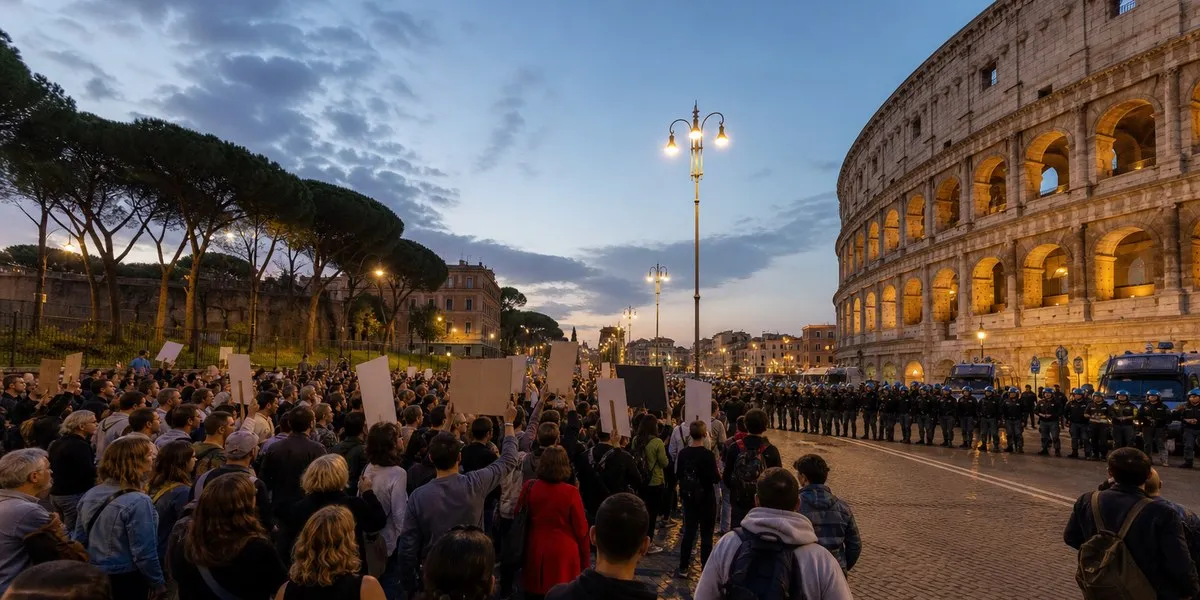 Clashes between protesters and police occur in three Italian cities — RMF24