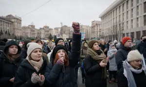 W Kijowie i innych miastach już siódmy dzień trwają protesty na rzecz powrotu Michaiła Fiodorowa