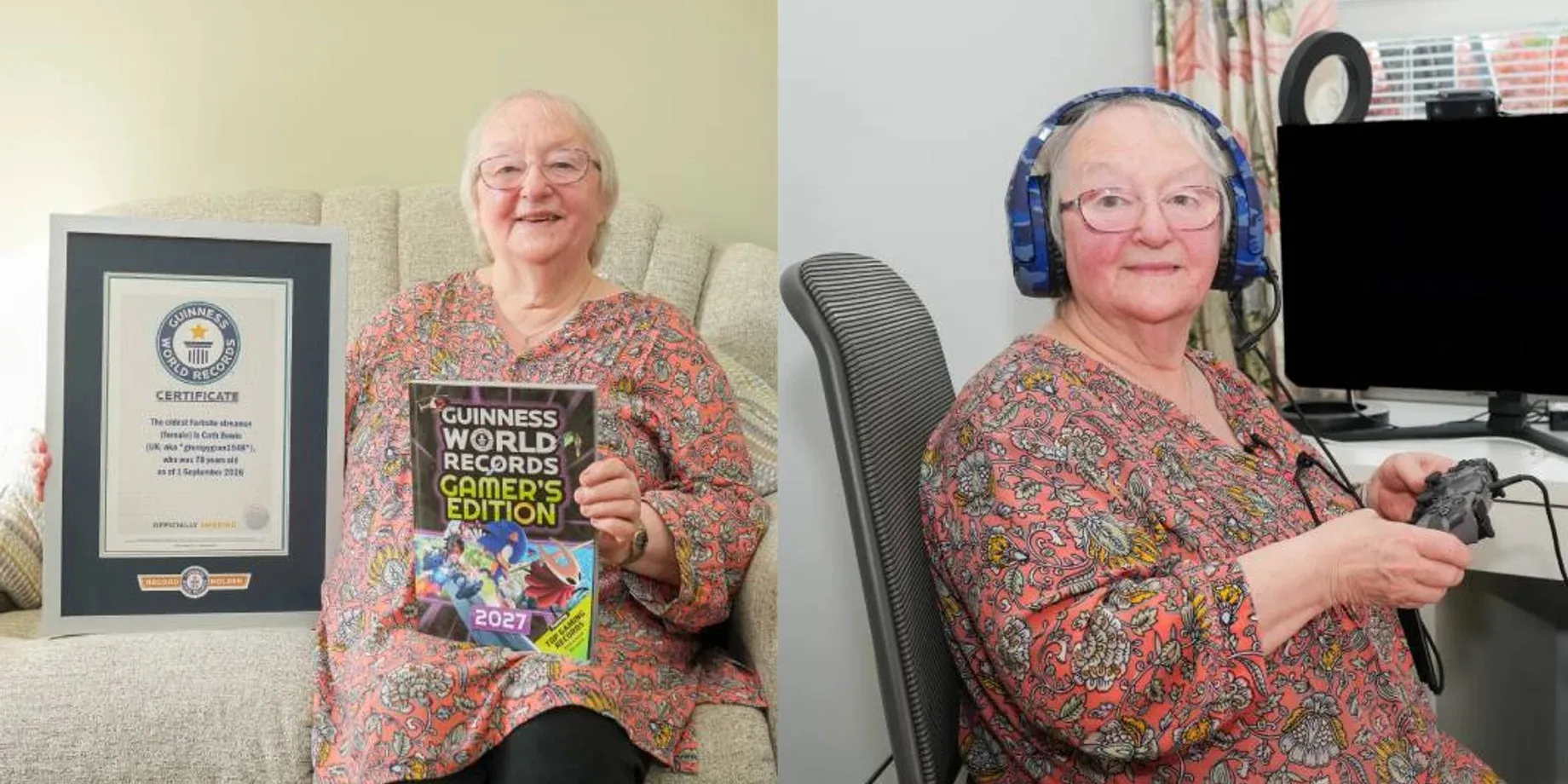 78-летняя бабушка установила мировой рекорд в Fortnite