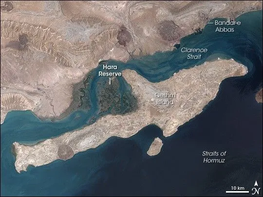 Explosions were heard on the Iranian island of Qeshm amid hostilities with the United States