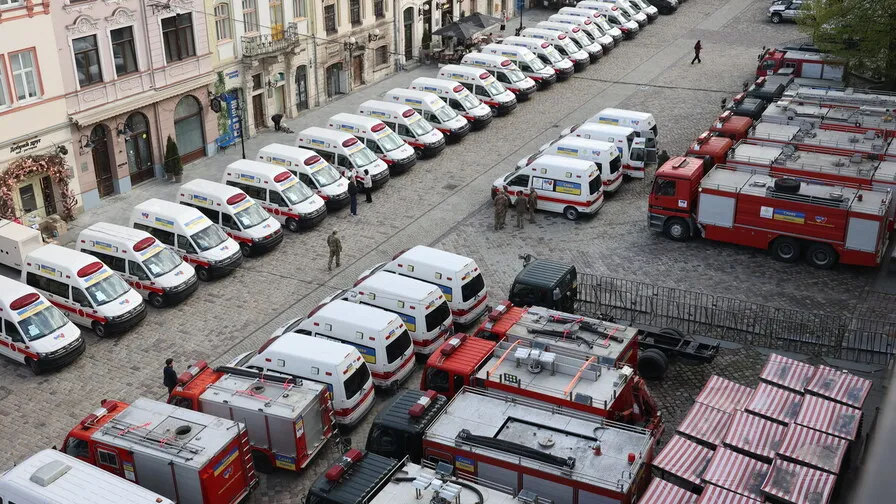 Taiwan has donated 68 rescue vehicles to Ukraine