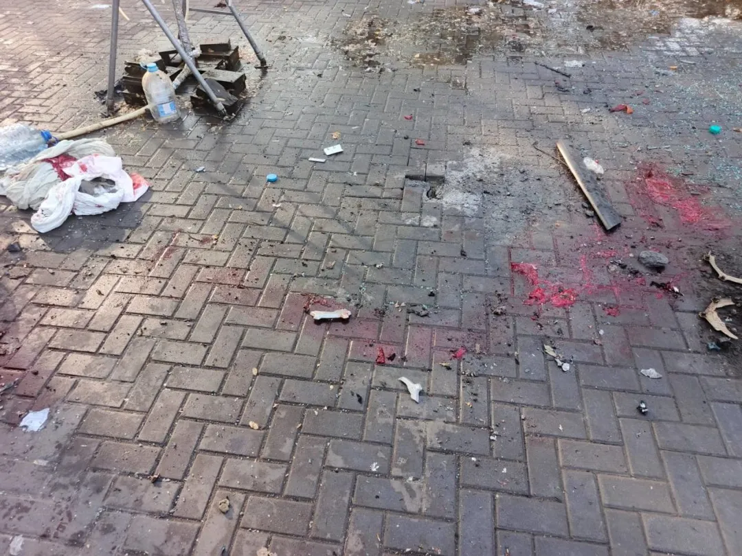 Russian Nazis attacked people three times at a water collection point in Kramatorsk