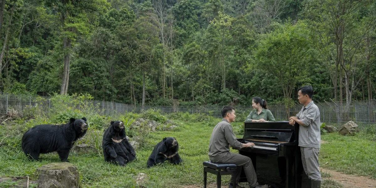Muzyk Rick Wakeman zagrał koncert dla 150 uratowanych niedźwiedzi w Wietnamie — Asharq Al-Awsat