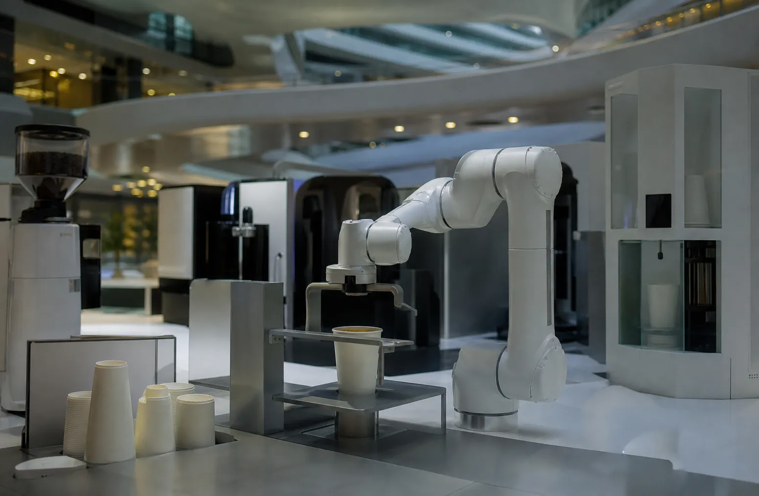 In Beijing, robots are being used to make coffee, prepare food, and provide service