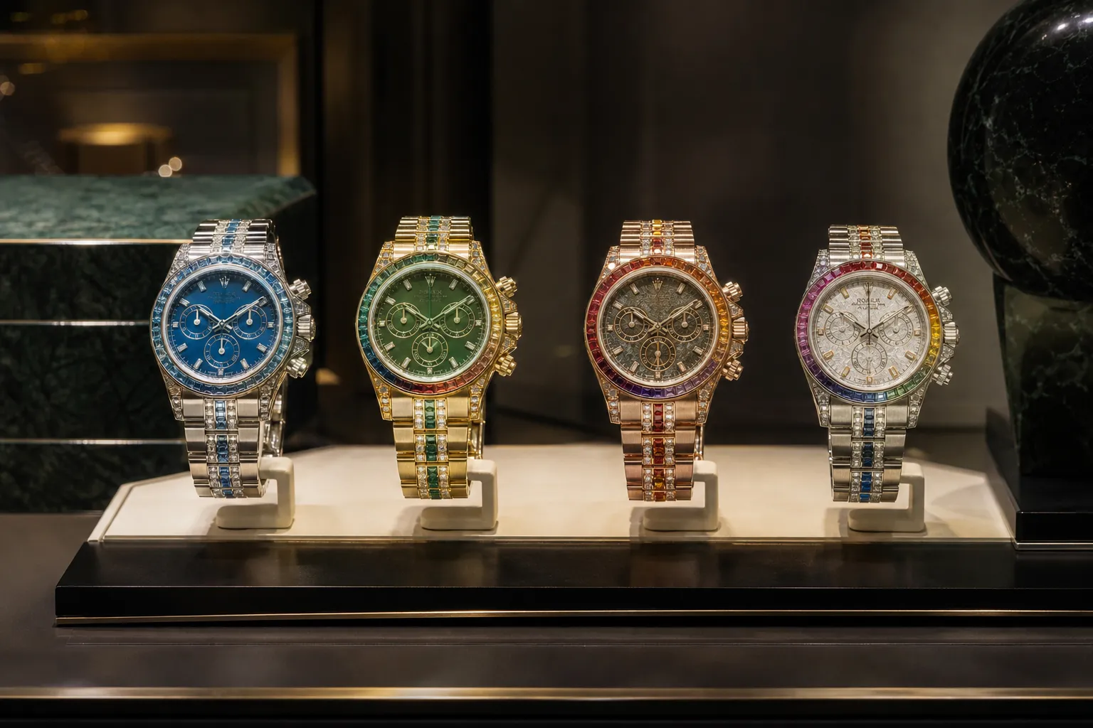 Rolex выставит на благотворительный аукцион четыре уникальных Daytona