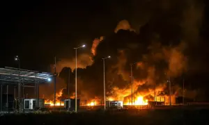 рф нанесла массированный ракетный удар по Кривому Рогу