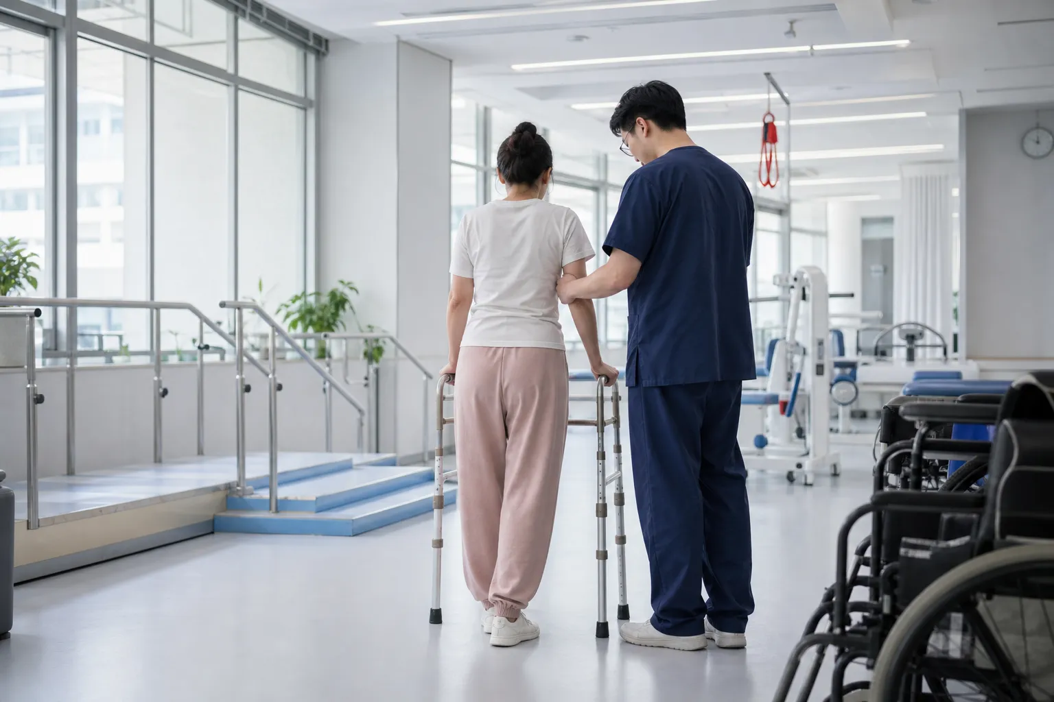 In China, a 12-year-old Russian girl began taking steps with an assistive device — ECNS