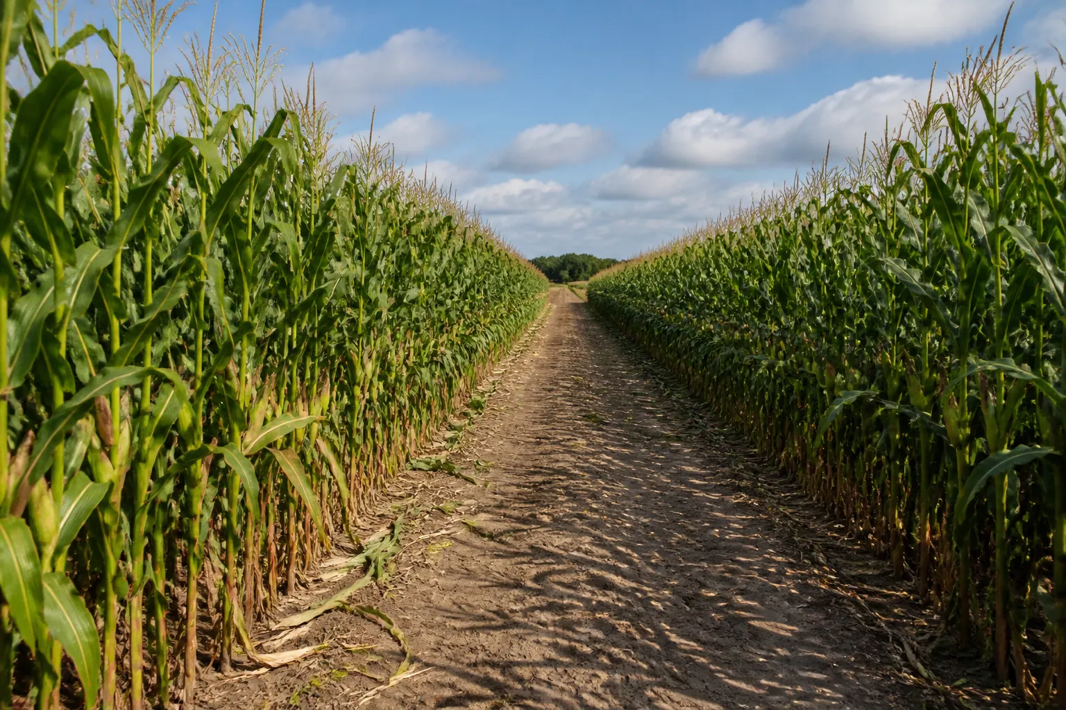 A corn maze shaped like the island has been created on the Estonian island of Saaremaa