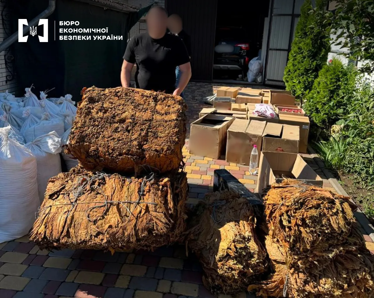 БЕБ вилучили 2,5 тонни незаконного тютюну вартістю 4,3 млн грн на Вінниччині