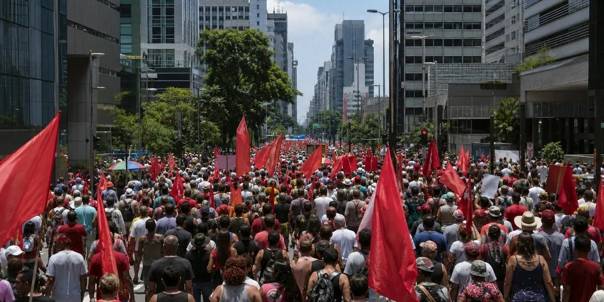 约百万人在圣保罗游行支持卢拉总统——《印度教徒报》