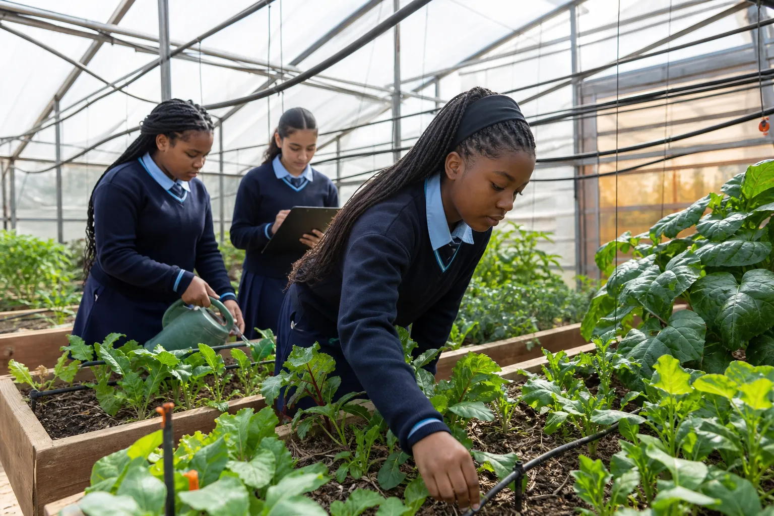 School in South Africa develops practical agricultural training for female students