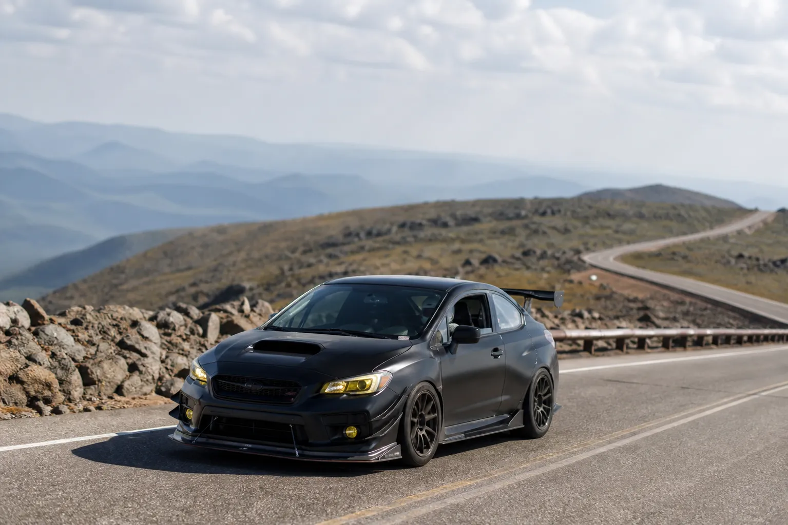 Скотт Спид на Subaru WRX: Project Midnight установил рекорд на горе Маунт-Вашингтон