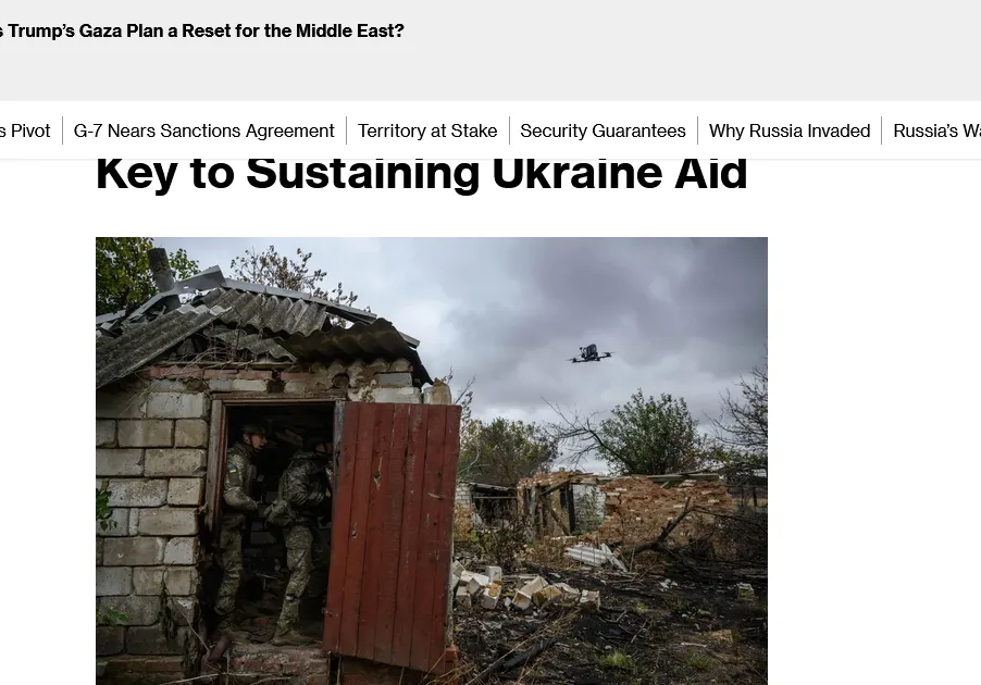 UE zbliża się do decyzji o wypłacie Ukrainie 140 mld euro z tytułu reparacji od rosji – Bloomberg