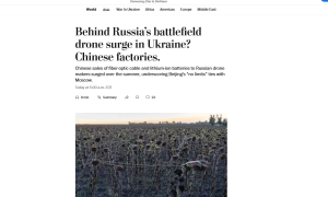 Chiny gwałtownie zwiększyły dostawy komponentów dla rosyjskich dronów – The Washington Post