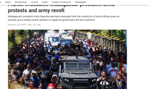 Macron nakazał ewakuować prezydenta Madagaskaru francuskim samolotem