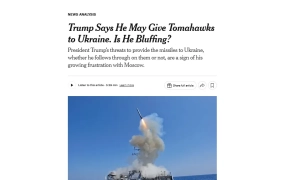 USA opracowały plan przekazania Ukrainie rakiet Tomahawk – The New York Times