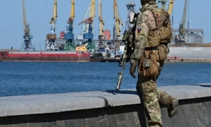 rosja tworzy w porcie Berdiańsk hub do wywozu skradzionego ukraińskiego zboża