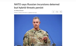 W NATO uważają, że rosja zachowuje się ostrożniej po nalocie dronów na Polskę